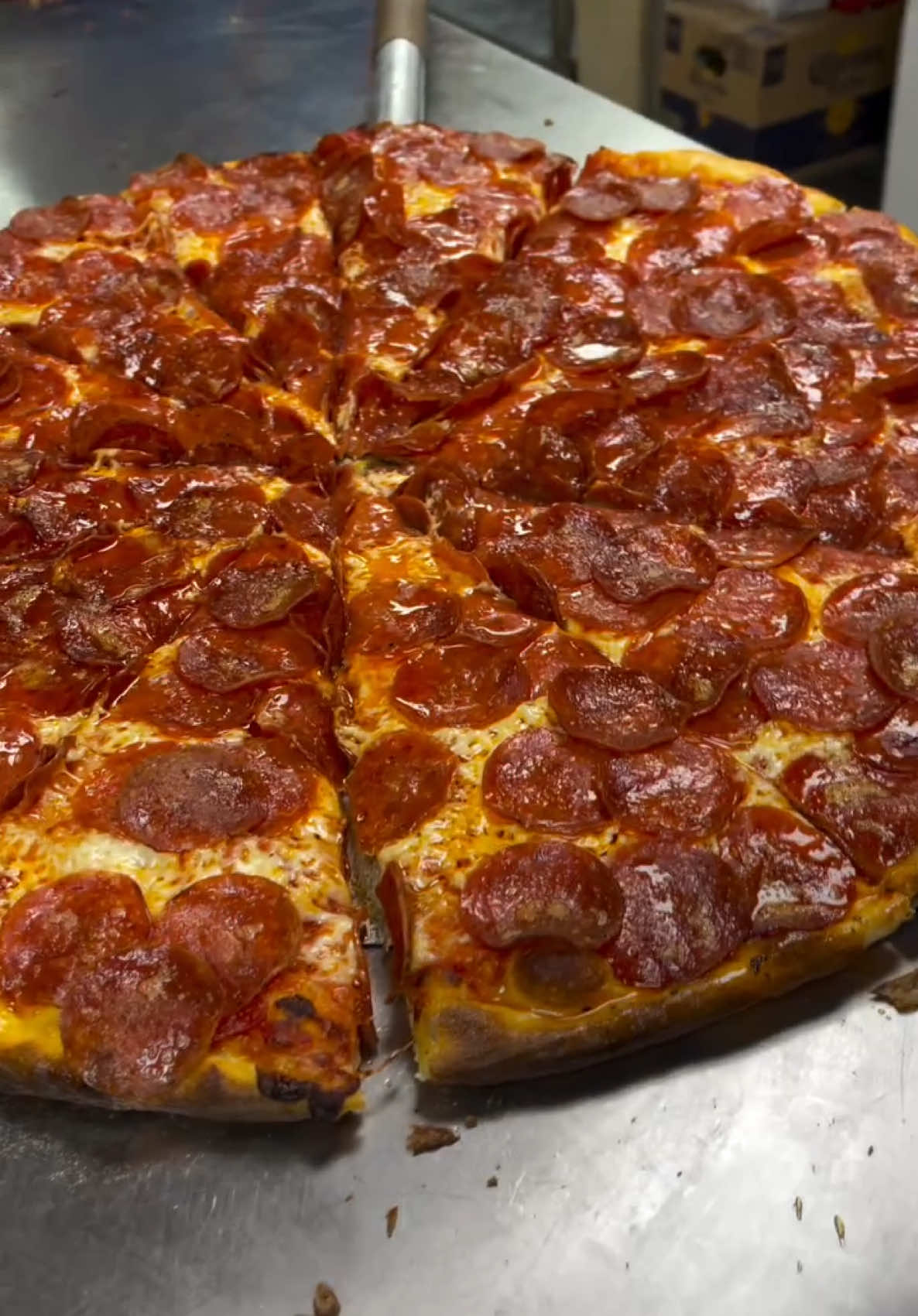 Pizza is life! #fyp #pizza #pepperoni #carson #cheese #asmr 