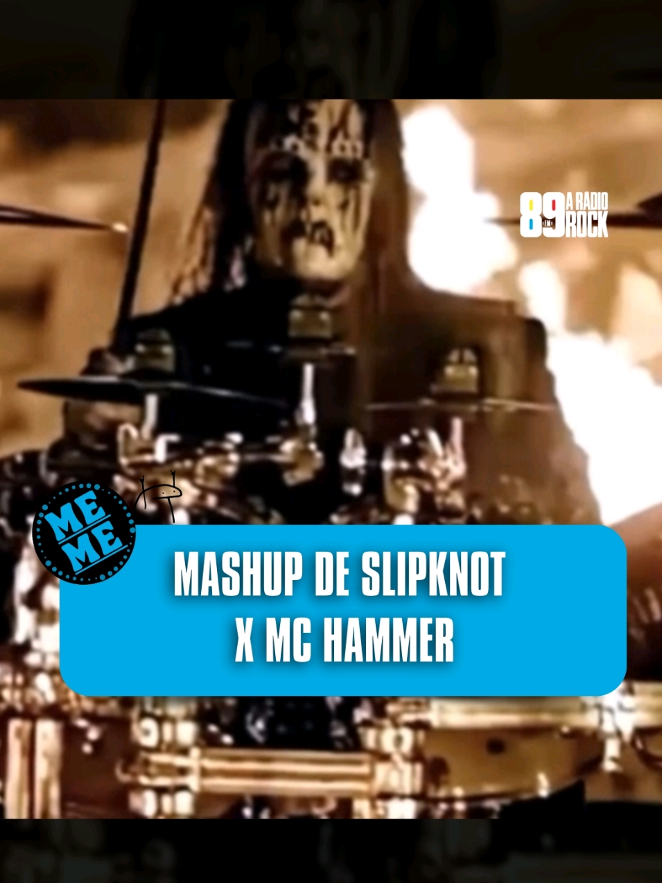 MASHUP DE SLIPKNOT E MC HAMMER 🎧 Créditos: @slipknot.tribe #89 #89fm #89aradiorock #rock #slipknot #mchammer 