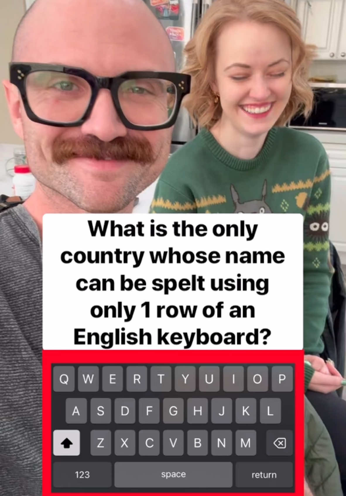 Keyboard country puzzle #reels #riddle #puzzle 