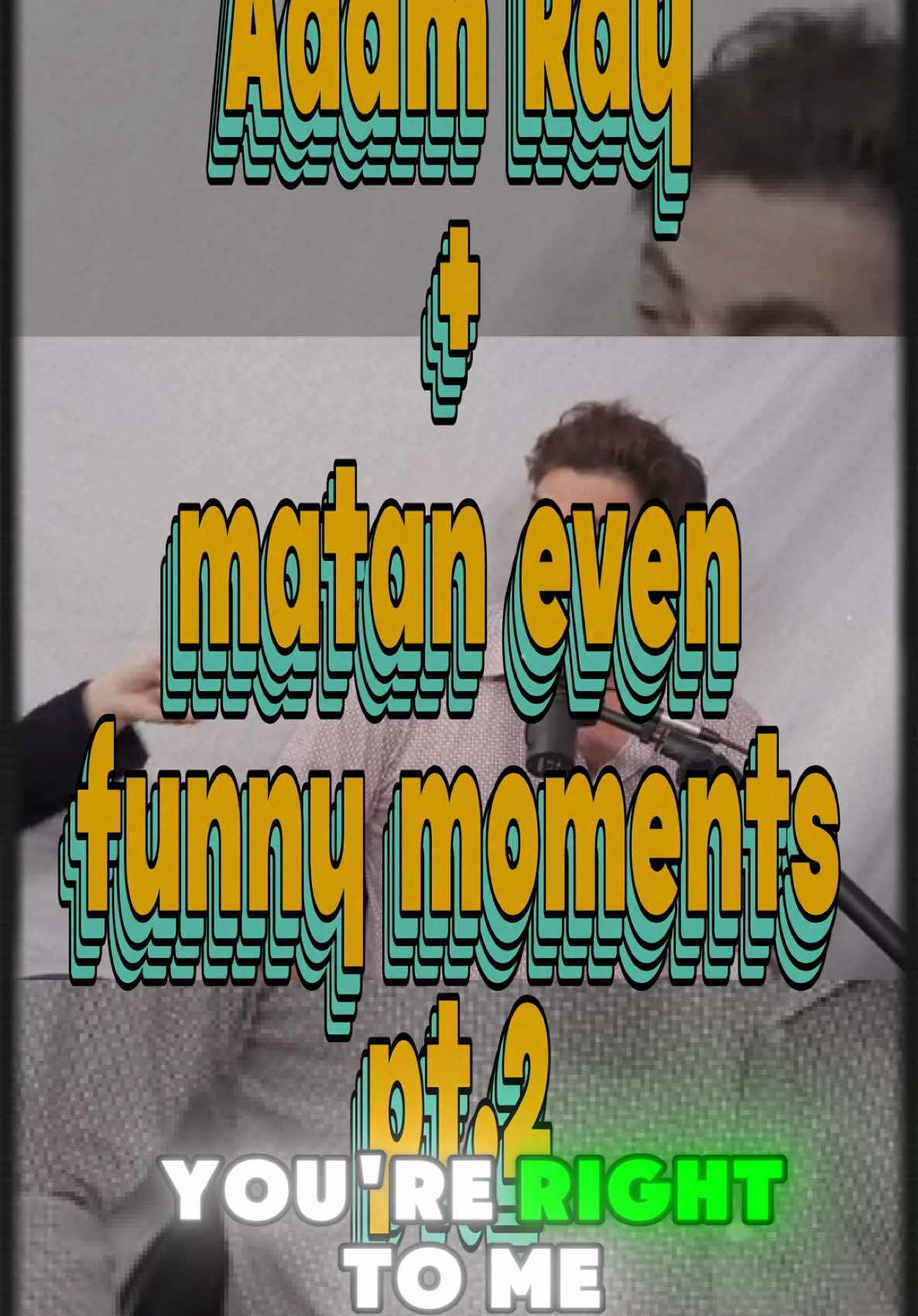 Adam Ray is so Goated 😂#comedy #podcast #streaming 