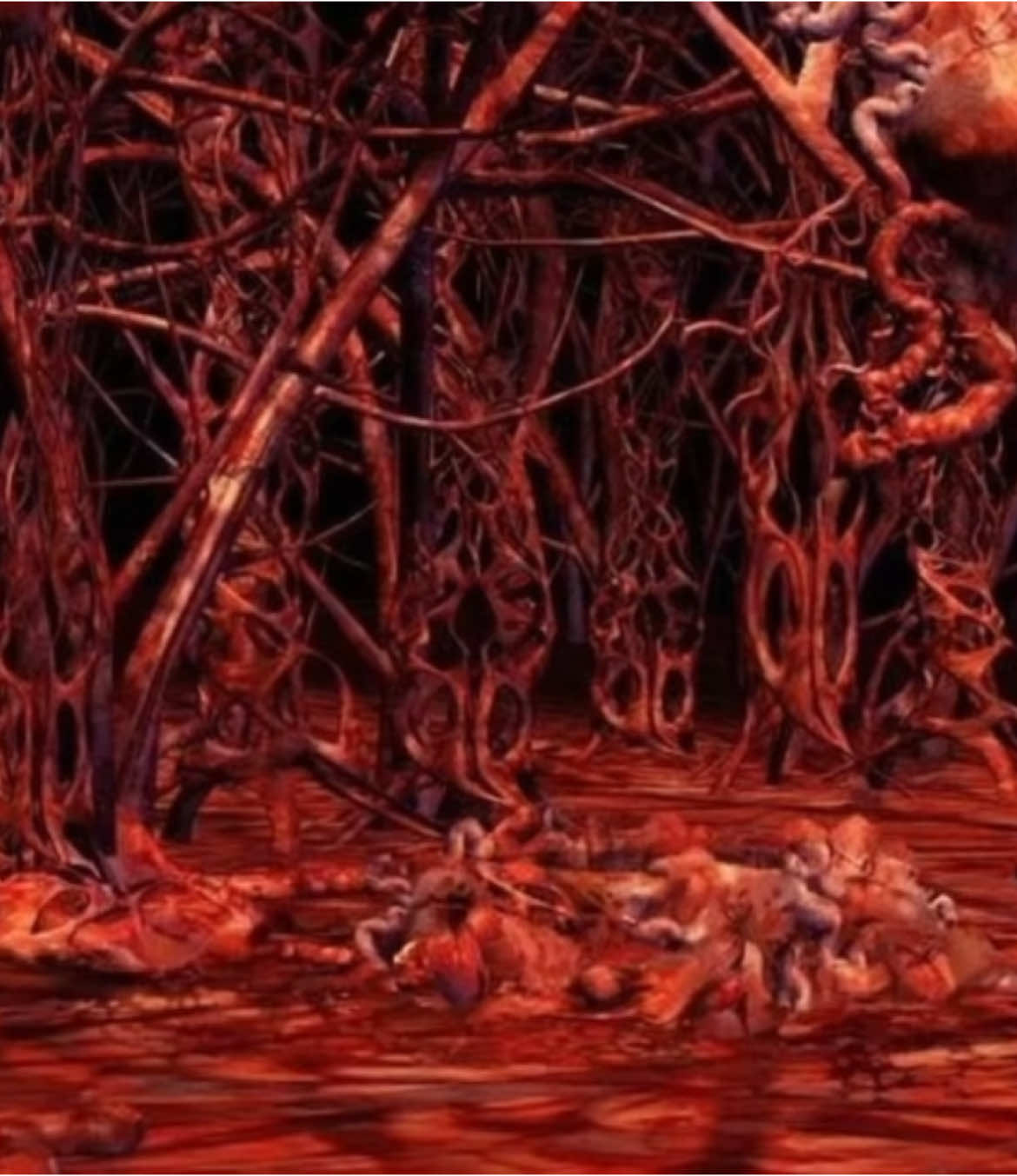 [BLOOD / STUFF RESEMBLING MEAT WARNING] i love video game areas that look like this [ALL FAKE , ART / GAMES] #aesthetic 