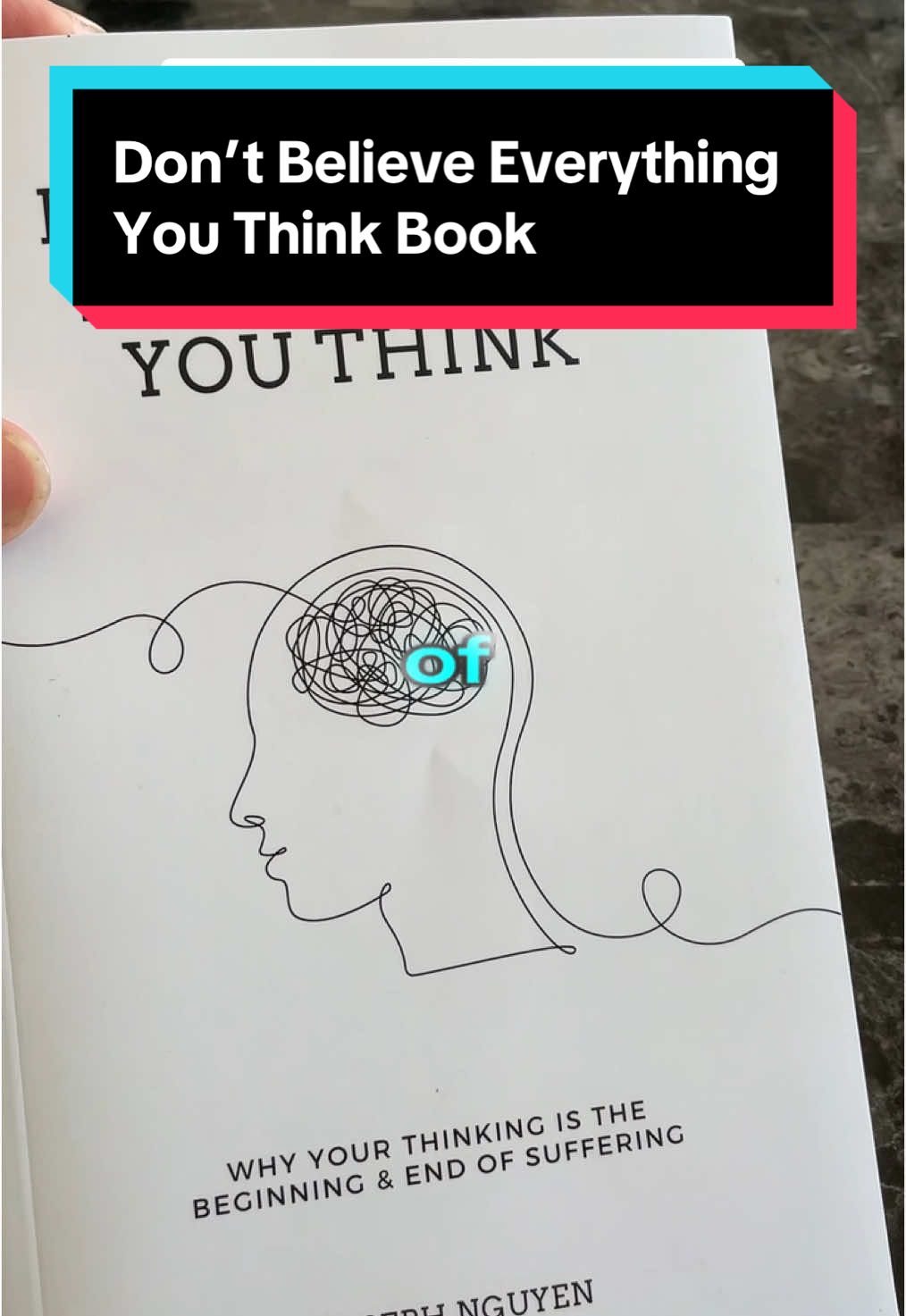 Stop believing everything you think! Learn how to control the overthinking with this book! #bookrecommendation #dontbelieveeverythingyouthink #bookreviews 