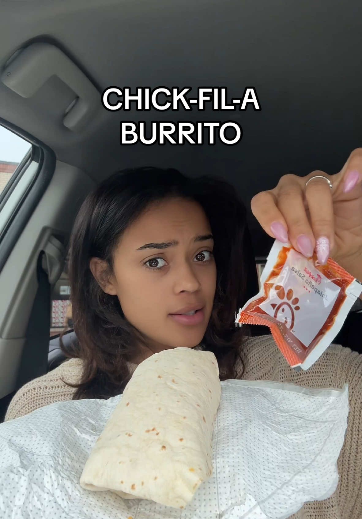 Burrito but Chickfila Burrito #burrito #chickfila 