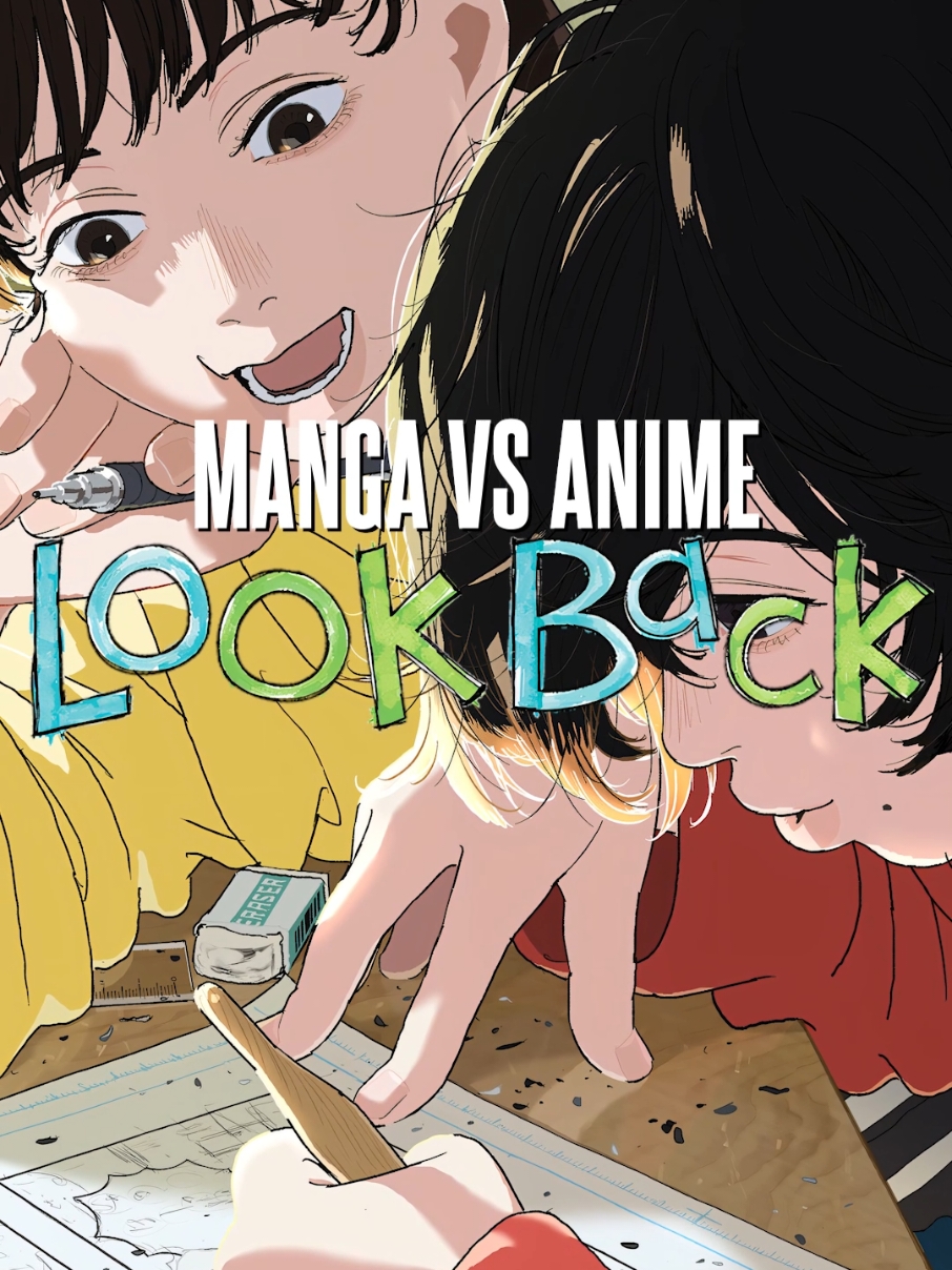 Look Back ✍🏻📚 manga vs anime 🔥  #lookback #lookbackmanga #tatsukifujimoto #chainsawman #mangavsanime 