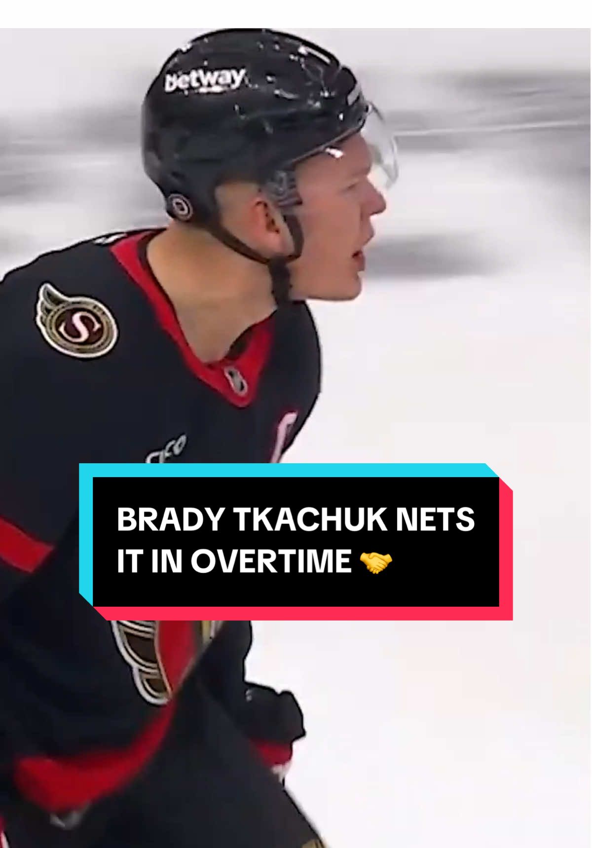 talk about Captain CLUTCH #OttawaSenators #BradyTkachuk #NHL #hockey #overtime