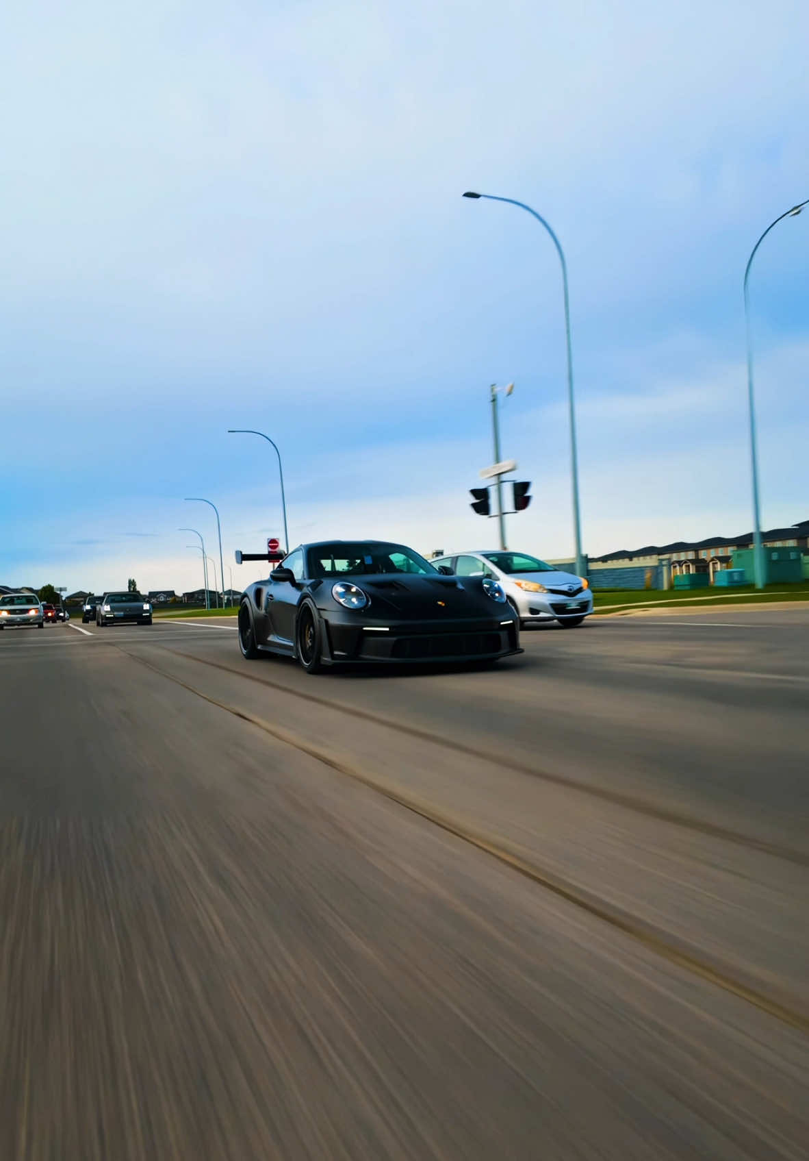 The batman GT3RS has arrived #rollers #gt3rs #porsche #trending 