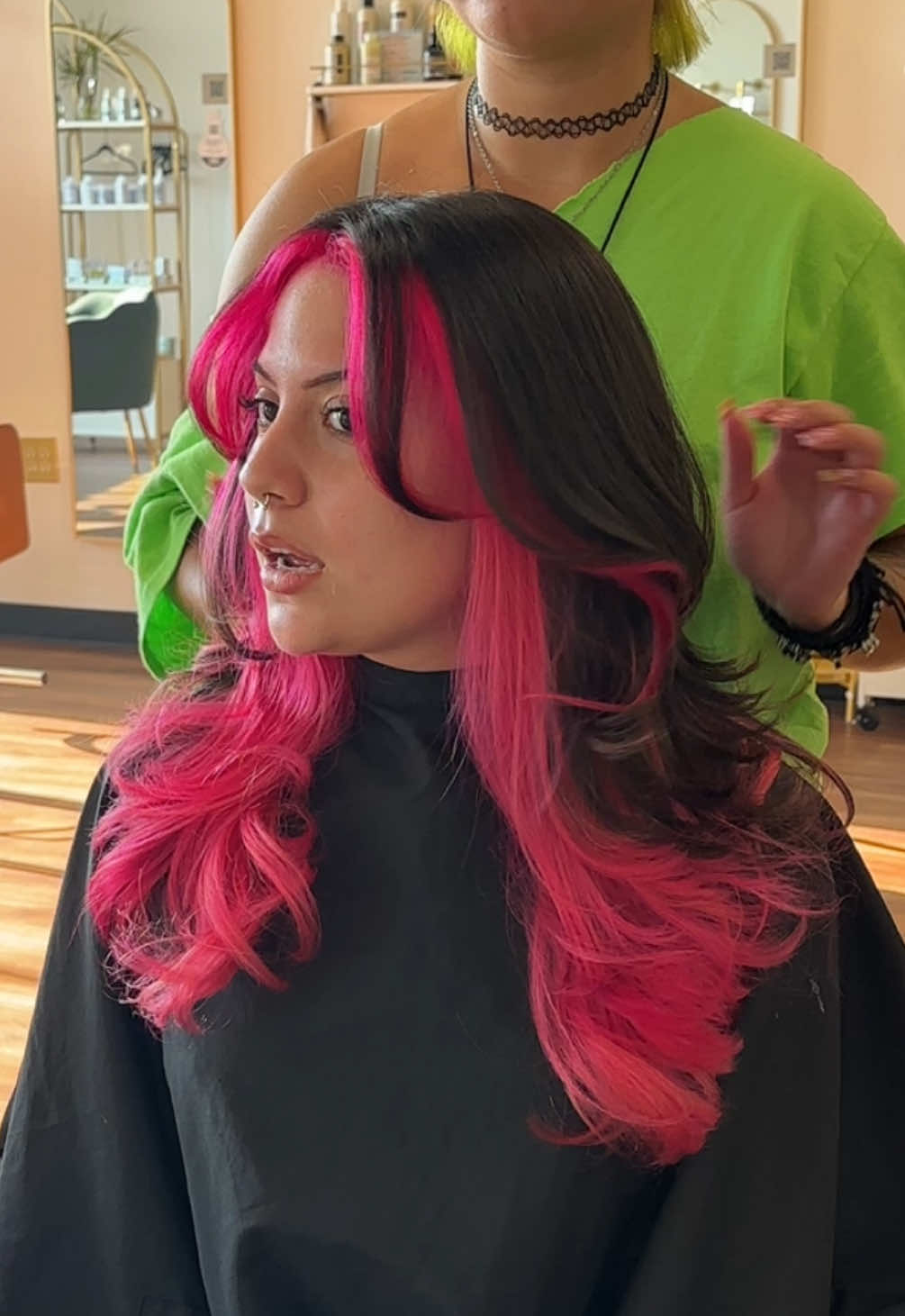 i dont want to upload what she said after but i ended up sobbing in the bathroom | #althair #pinkhair #althairstylist #hairtok #tonergate #hairmistakes #hairfail #badhaircut #imquittingmyjob  #hairdyefail #hairdressersoftiktok 