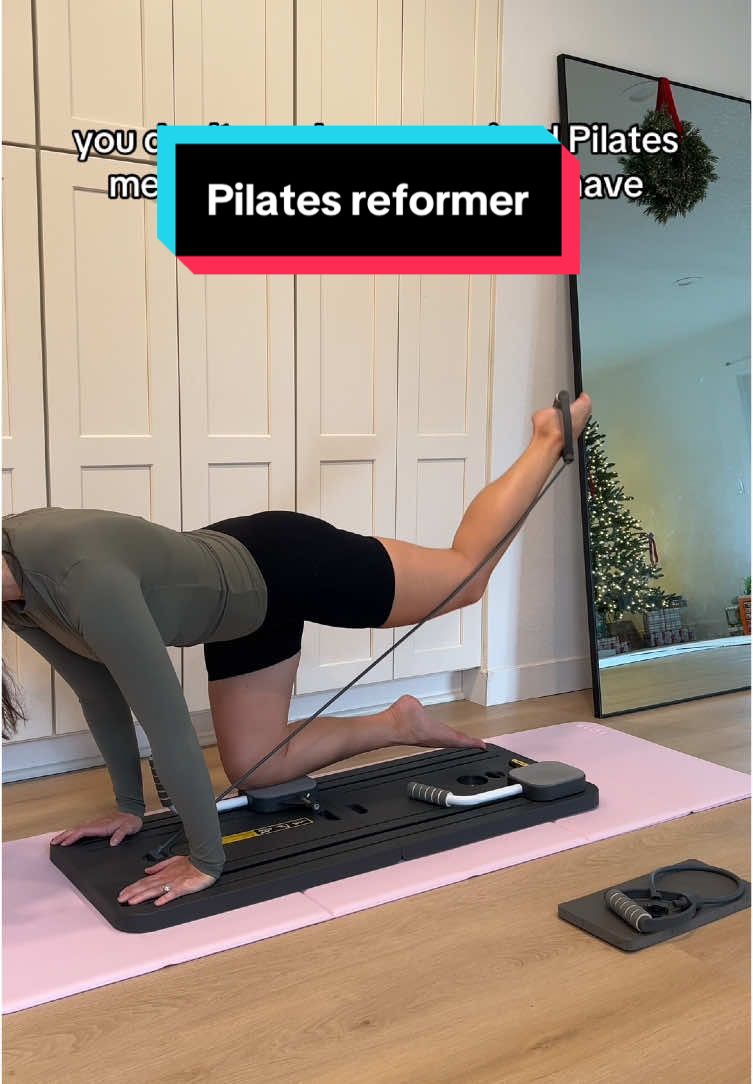 Best thing ive bought this year!! #pilatesathome #pilatesreformer #pilatesbody #getfit #athomeworkout #pilates #workoutmotivation #giftsforher 