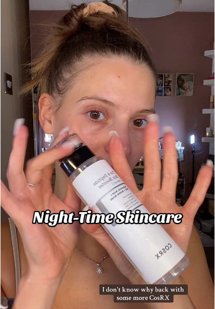 Let’s do some nighttime hydrating skincare together. I’ve said it before, I’ll say it again, hydration is always key! Shop my showcase for these products 😉  @COSRX Official @Nature Spell @LANEIGE Korea @The INKEY List @The INKEY List UK @caudalie @Sculpted by Aimee UK @Gisou  #nightime #skincare #skincareroutine #nightskincareroutine #hydration #nighroutine #glowyskin #fyp 