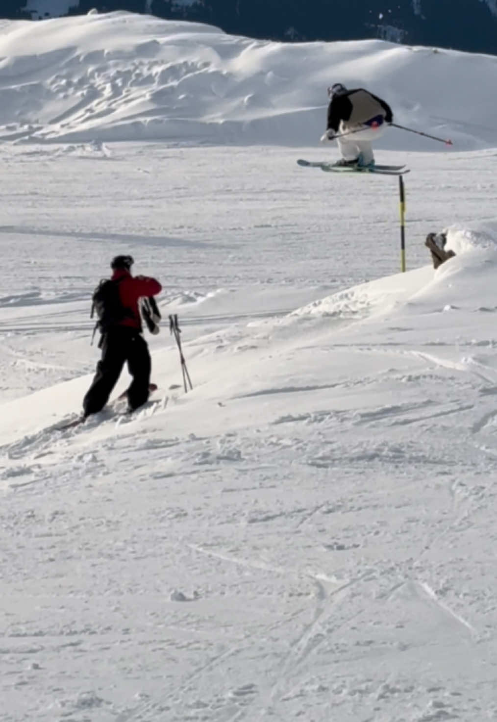 Skiing with bro🤝 #ski #fyp #viral #bro #skiingislife #foryoupagе #alps 