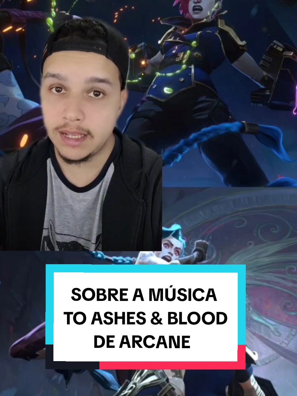 o mano @All in All mostrou uma curiosidade maneira no vídeo dele que me marcaram, vamo falar sobre #leagueoflegends #lore #lol #jinx #vi #janna #jayce #viktor #jinxarcane #viarcane #netflix #arcaneleagueoflegends #arcanes2 #historia #storytime #riot #riotgames #fy #foryou #fyp 