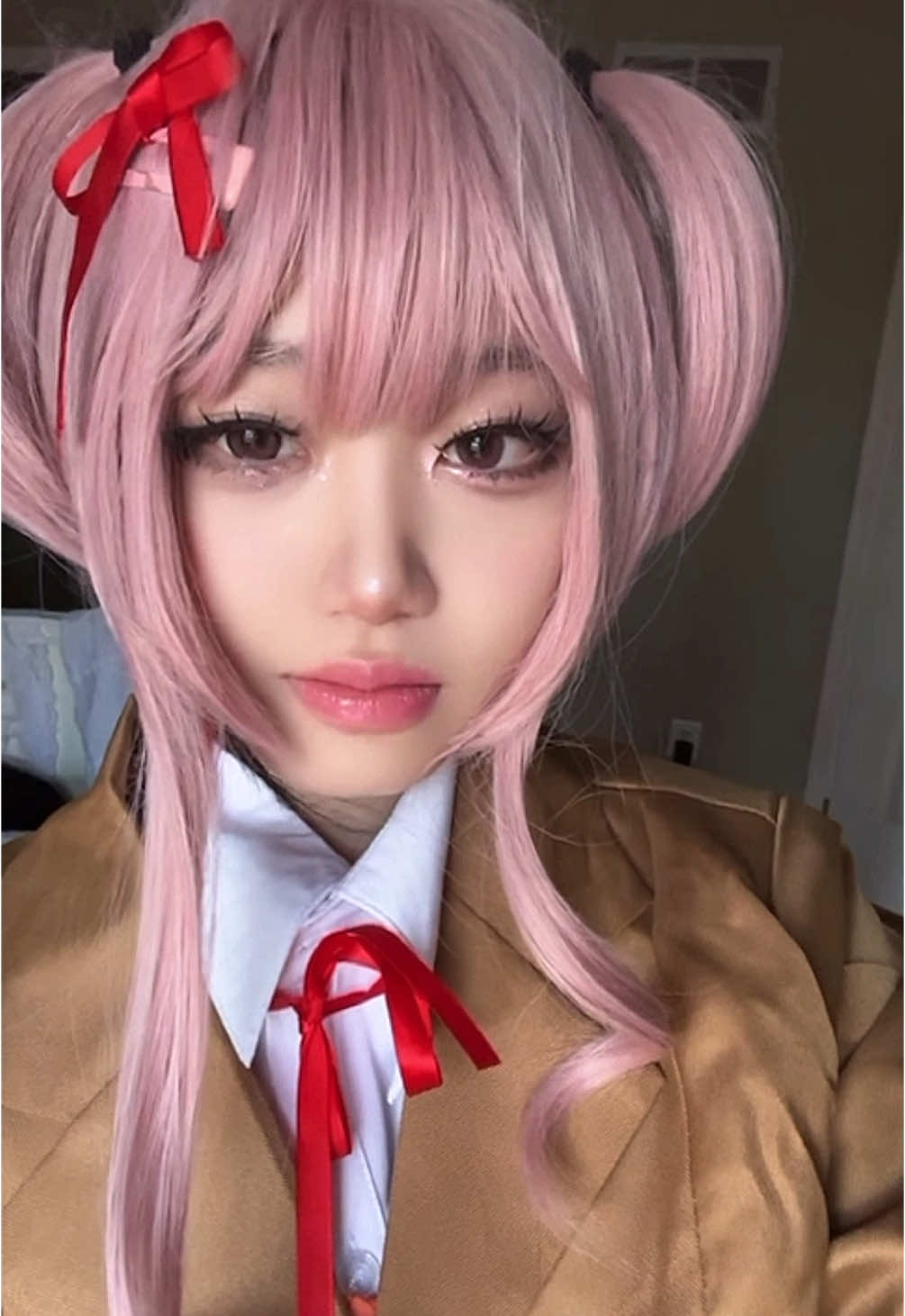 cute douyin makeup #natsuki #ddlc #makeup #cosplay 