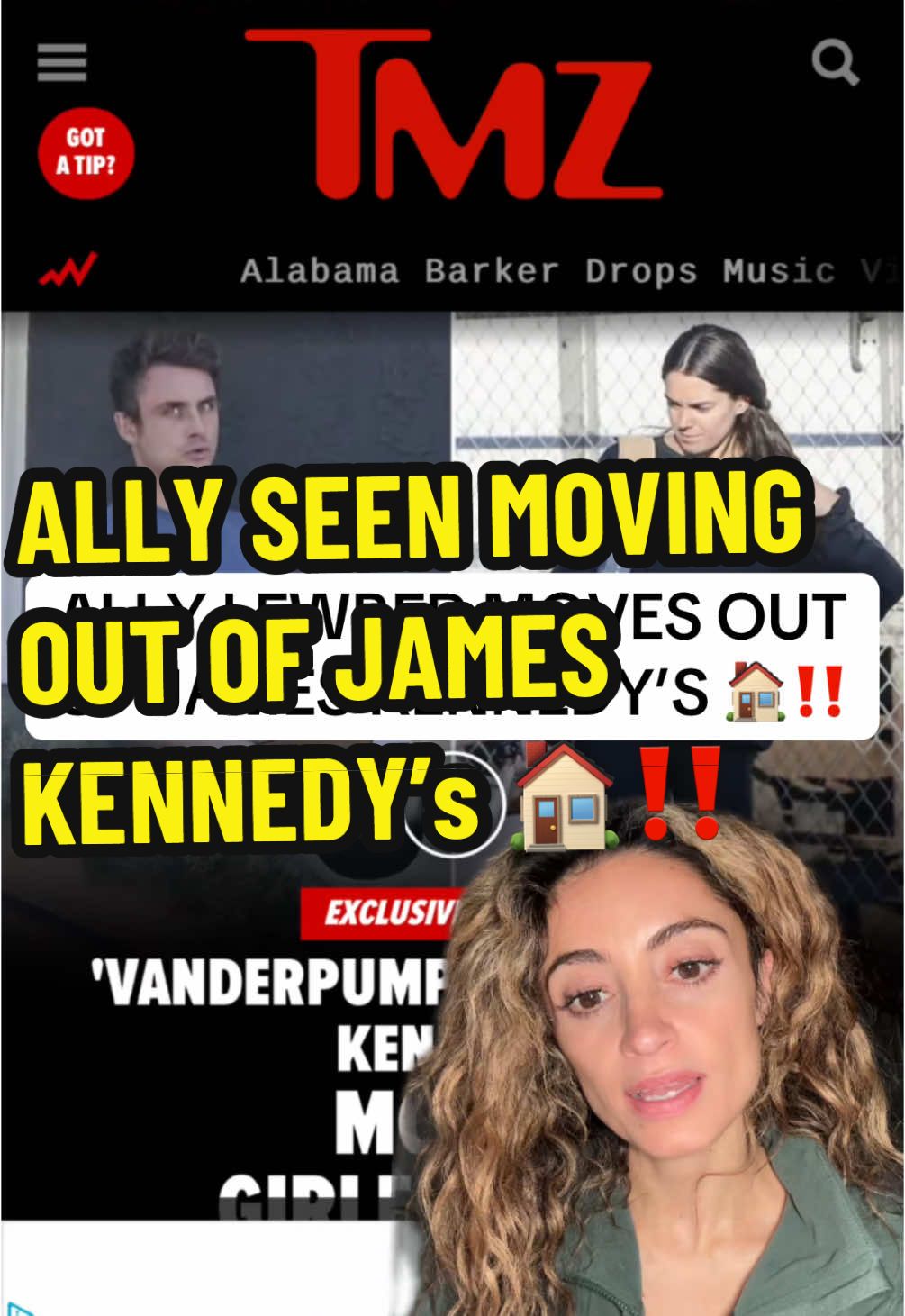 Ally Seen Moving Out!!#jameskennedy #arrest #allylewber #vanderpumprules #raquelleviss #bravotv #realitytv #greenscreen 