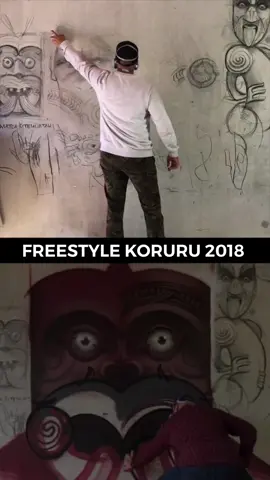 People always ask for videos of my Process so heres a Freestyle Koruru painted in my old studio back in 2018. 