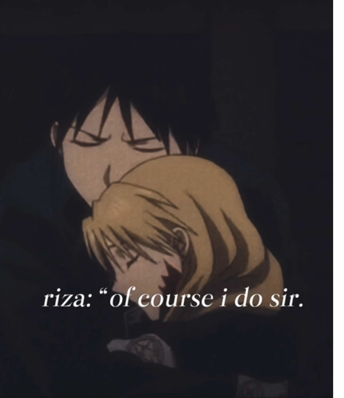 #ROYAI // everything about my taste in romance fiction can be traced back to witnessing them at age 9. i wish straight people were real. // #fmab #fmabedit #fullmetalalchemist #fullmetalalchemistbrotherhood #fullmetalalchemistedit #roymustang #rizahawkeye