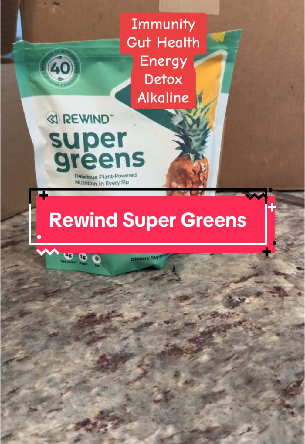 Easy to get your greens in #TikTokShop #holidayhaul #supergreens #guthealth #immunity #detoxdrink #superfood @Rewind Greens 