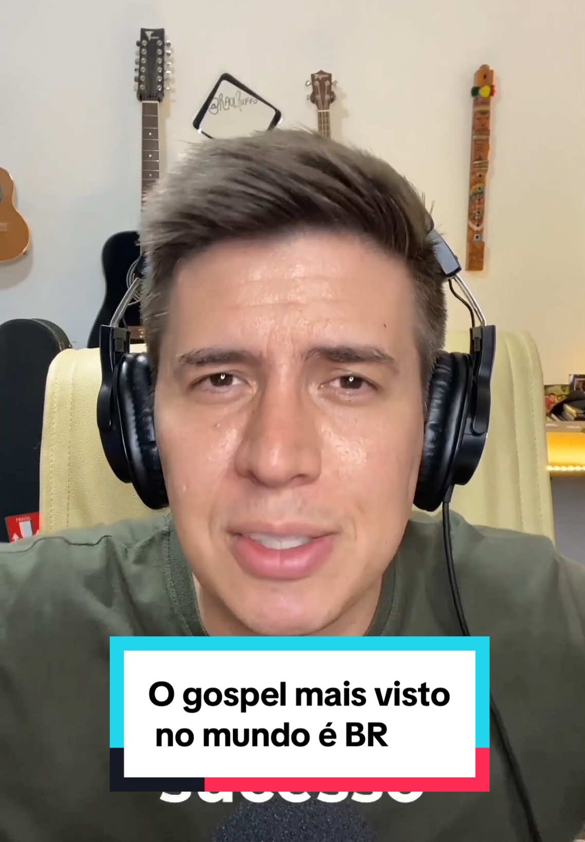 O gospel mais visto no mundo é BR.  Cupom RUFFO pra aprender música na Musixe.  . . #musica #gospel #curiosidades