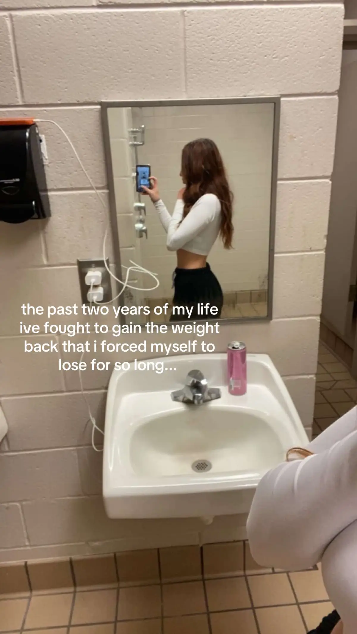 go eat that meal, force yourself to keep it down, gain that beautiful weight! you are not to big or to small you're perfect. be healthy and happy. i love you ! 