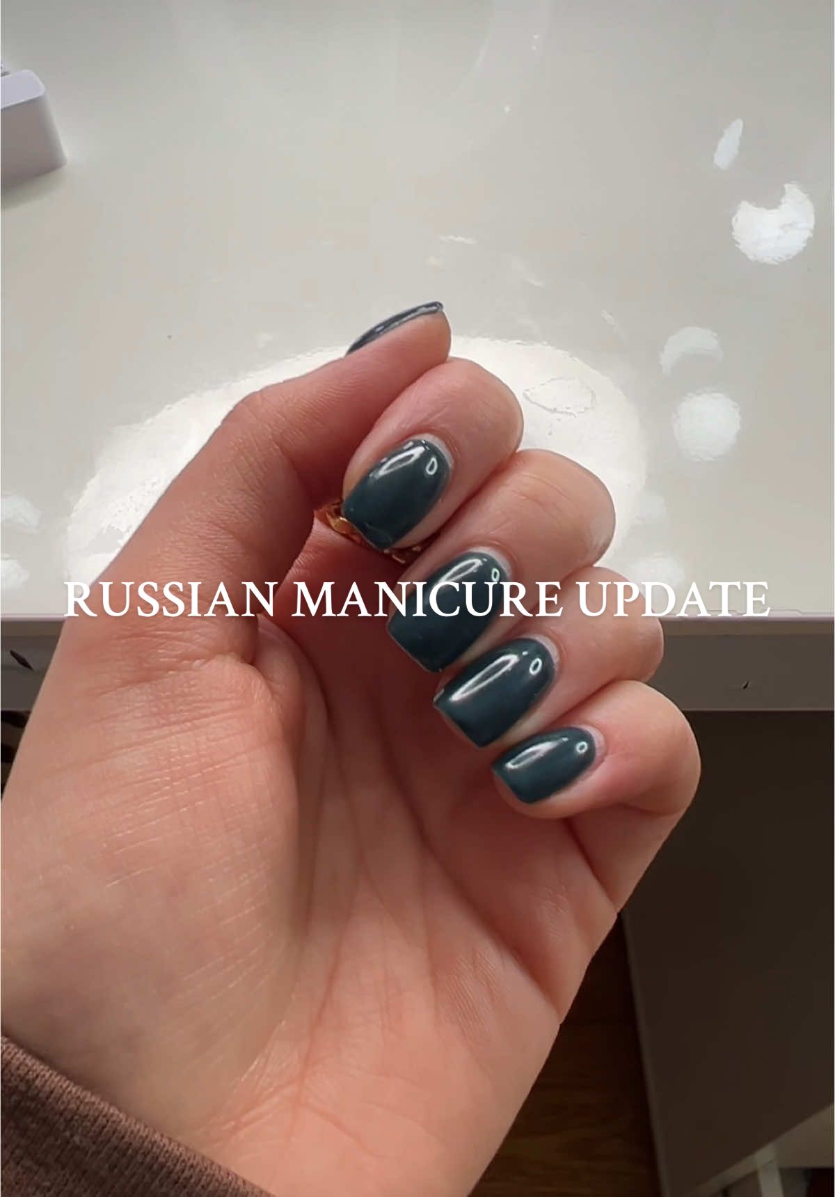 The ONLY manicure I will be getting from now on 💅🏻 #russianmanicure #nails #nailinspo #nailtok 