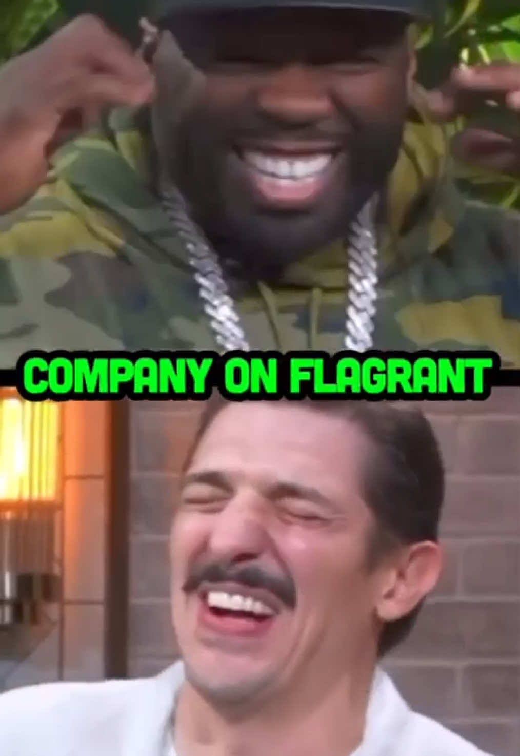 50 Cent  makes Katt Williams Joke on Flagrant with Andrew Schulz #fypシ゚ 