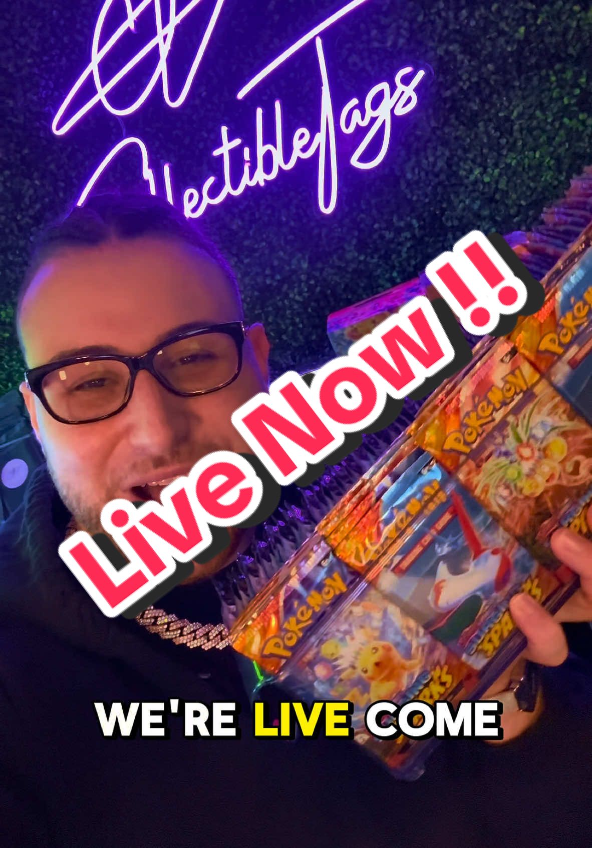 LIVE NOW ! 100 chances at the pikachu ! Will you be the one to have it ?!?! #Pikachu #pokemon #pokemoncards #live #ripandship #ripnship #151 #pokemontiktok #pokemonscarletviolet #pokemoncommunity #charizard #pokemontcg #blackfriday #blackfridaysale #cybermonday #spotlightfinds #blackfridaydeals #tiktokshopblackfriday #holidayhaul 