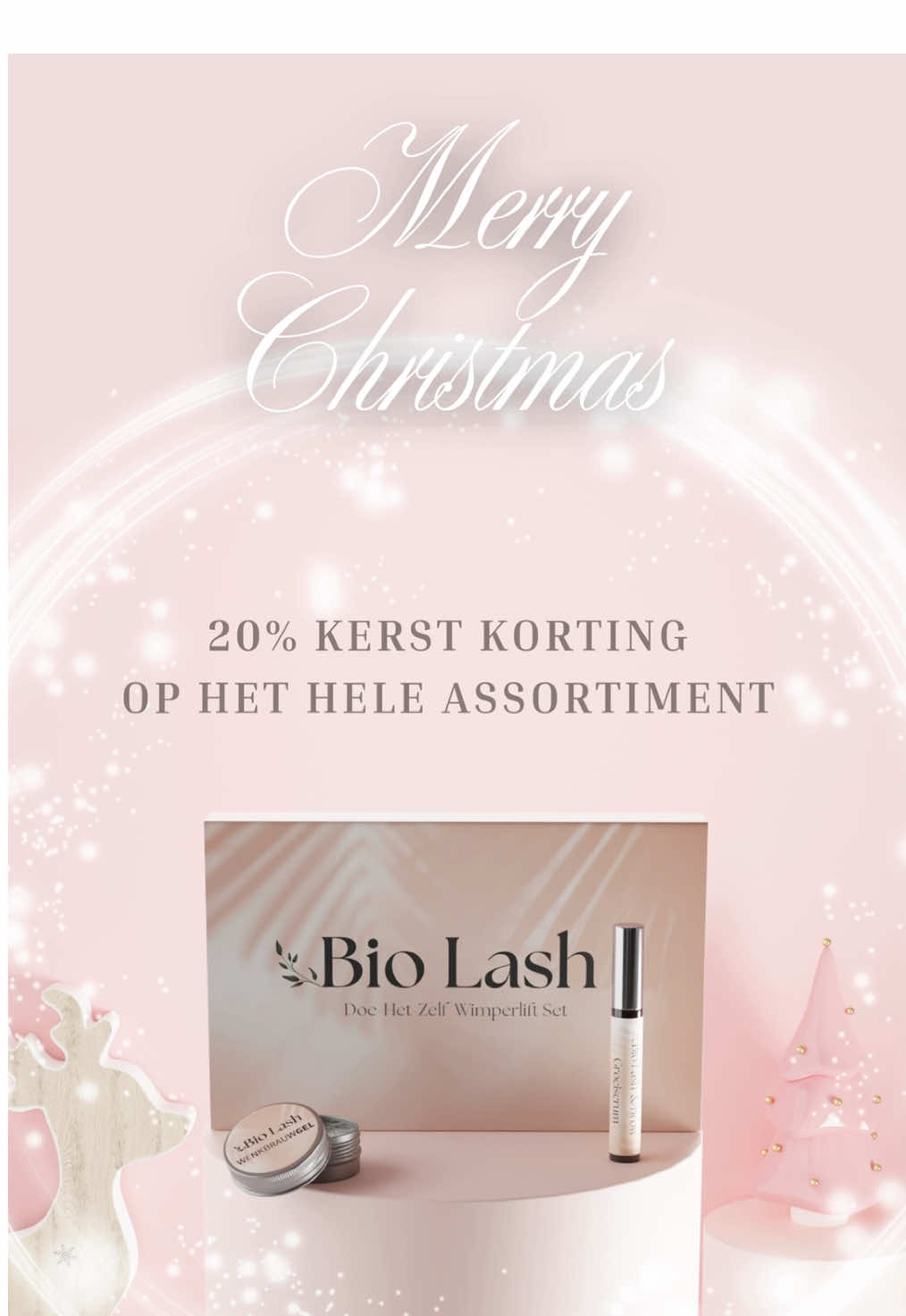 Bespaar geld deze maand! Profiteer van 20% korting bij Bio Lash ☃️🎄🩷 #biolash #kerstcadeau #wimperlift #fyp #girlhood #kerst 