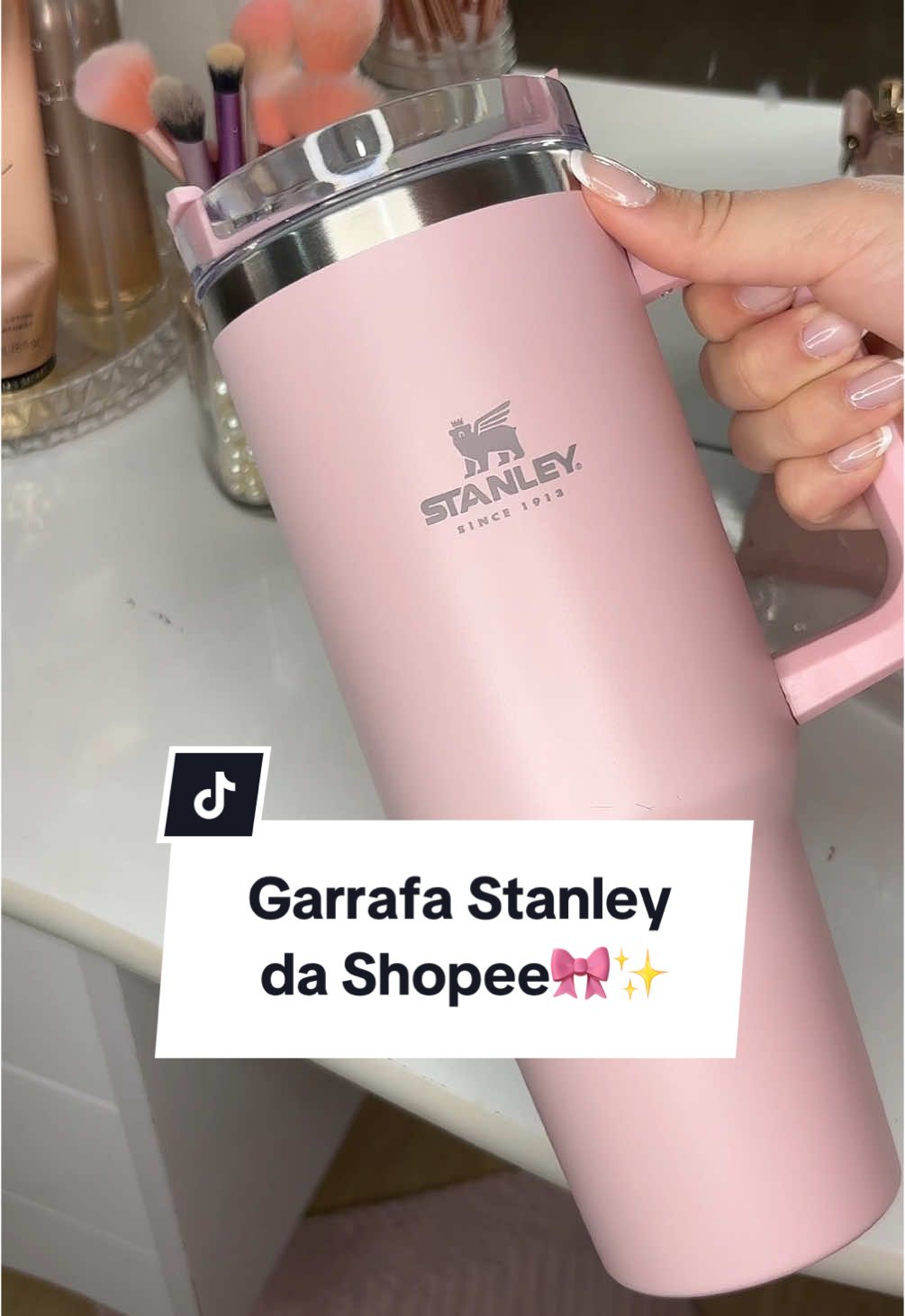 Unboxing Garrafa Stanley da Shopee🛍️✨ #comprinhas #fyp 