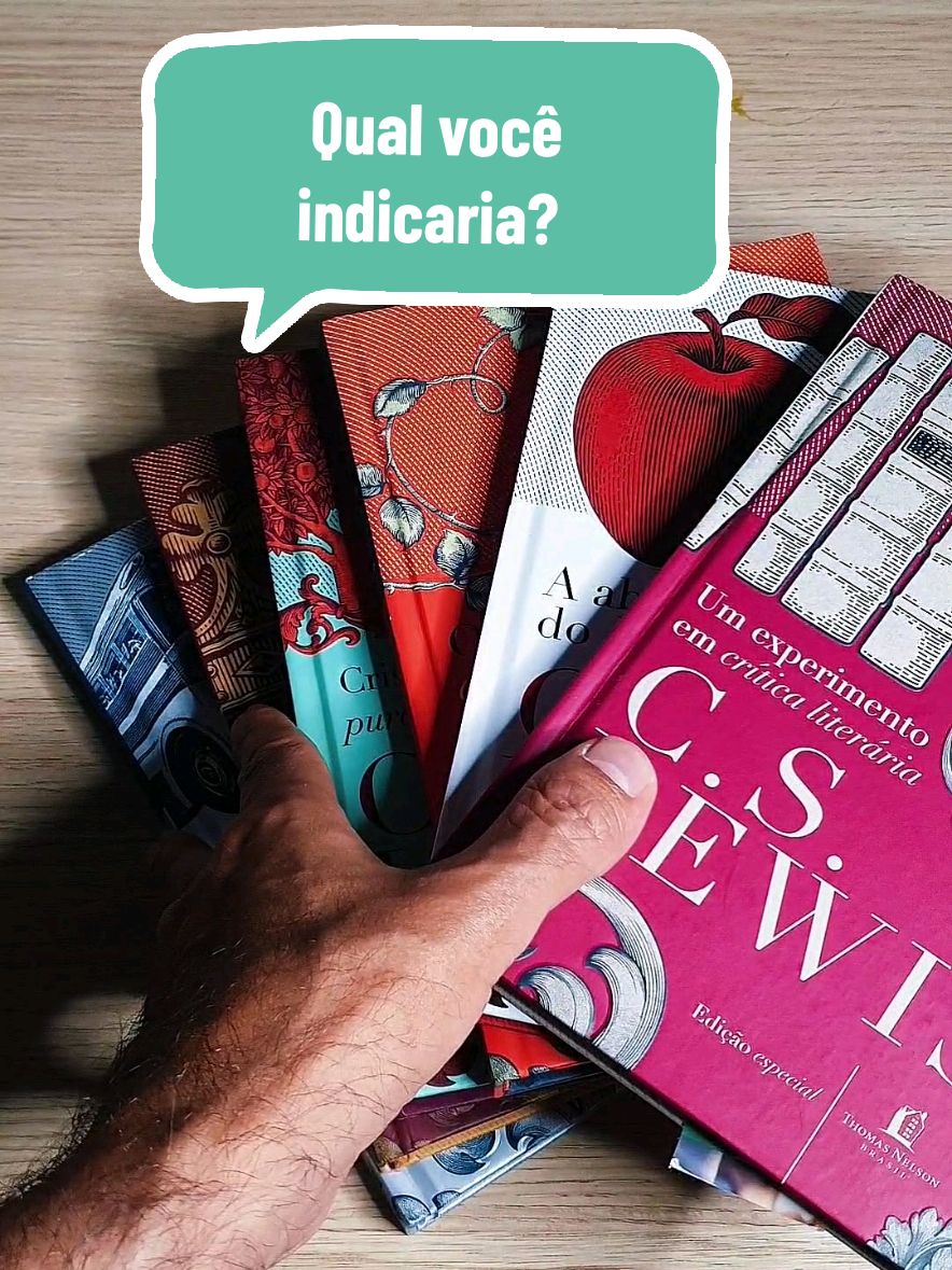 Qual desses livros do C.S. Lewis você indicaria primeiro?  . #bookstagram  #literature  #cslewis  #literatura #livros  #leitura 