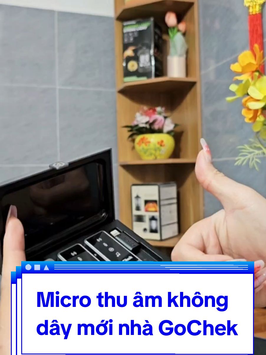 Micro thu âm không dây mới nhà GoChek #tiepthilienket #duonglanshop #affiliatemarketing #micro #TikTokShop #LearnOnTikTok 