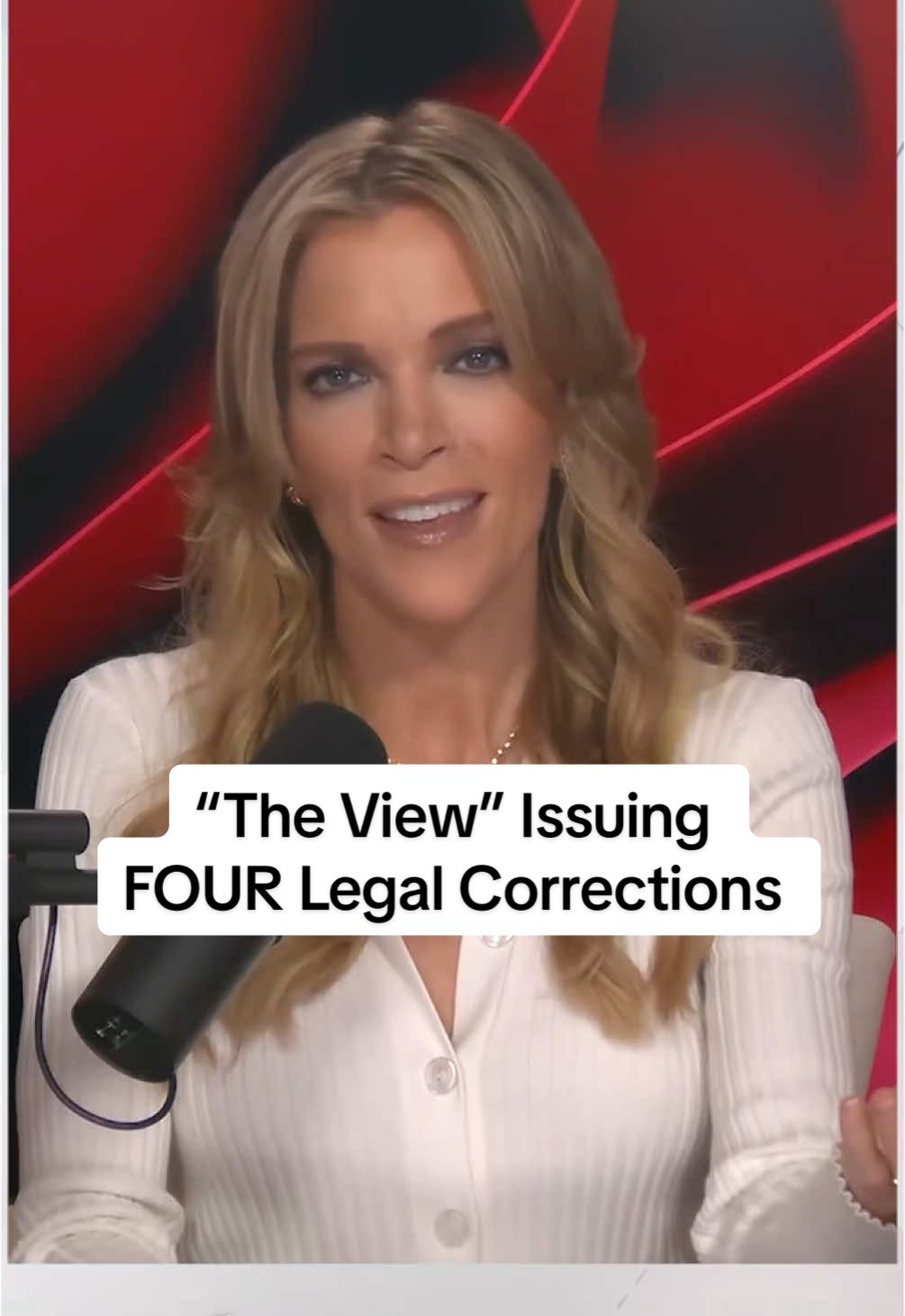 #megynkelly reacts to “The View” issuing FOUR legal corrections recently.  #megynkellyshow #news 