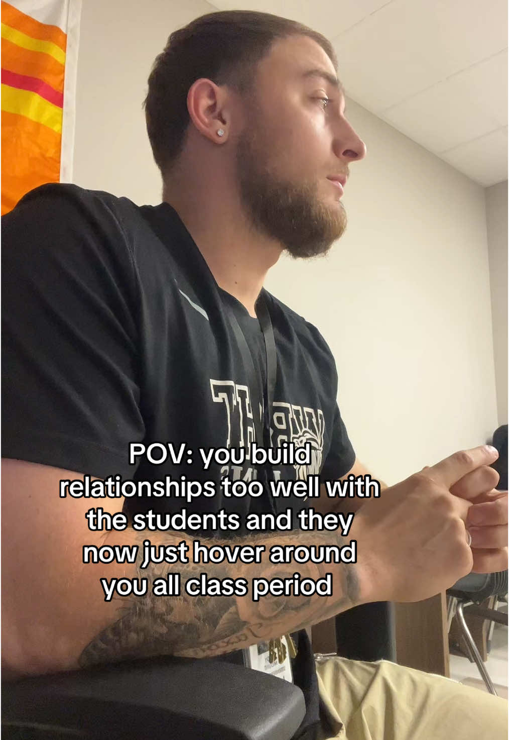 Personal space please!  #fyp #foryou #foryoupage #teacherproblems #teachertok #teachersoftiktok #teachtok #classroommanagement #coach #coachtok