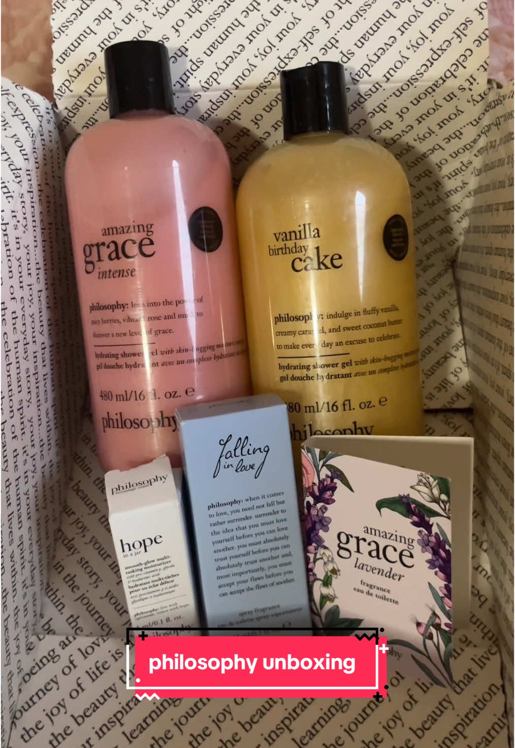 shop on https://community.philosophy.com/s/haulsswitha 🩷🩷🩷 | #philosophy #ambassadorprogram #unboxing #showercare #showerroutine #cleangirlaesthetic @philosophy 