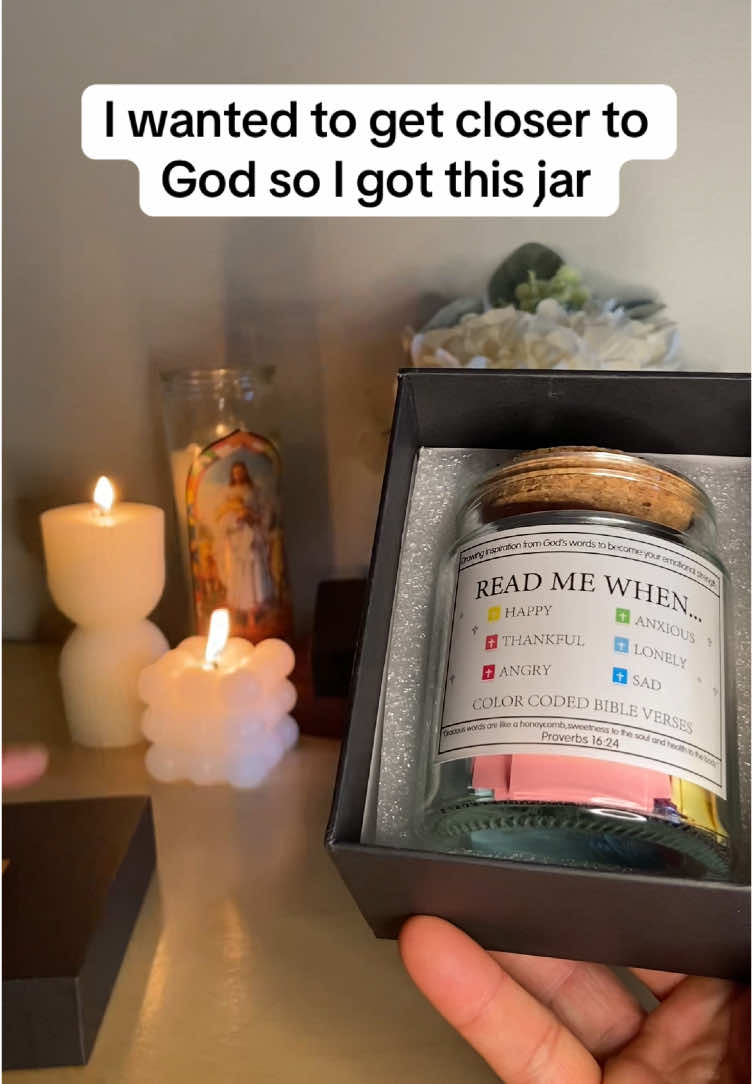 These jars contain words from Christ for you 🥰🙏 #chistiantiktok #bibleverse #fyp 