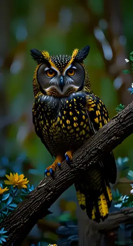 Wonderful owls #animalsoftiktok #galaxybirds #owls #beautiful #ai #aiart #viralvideo #fyp #plzunfrezemyaccount 