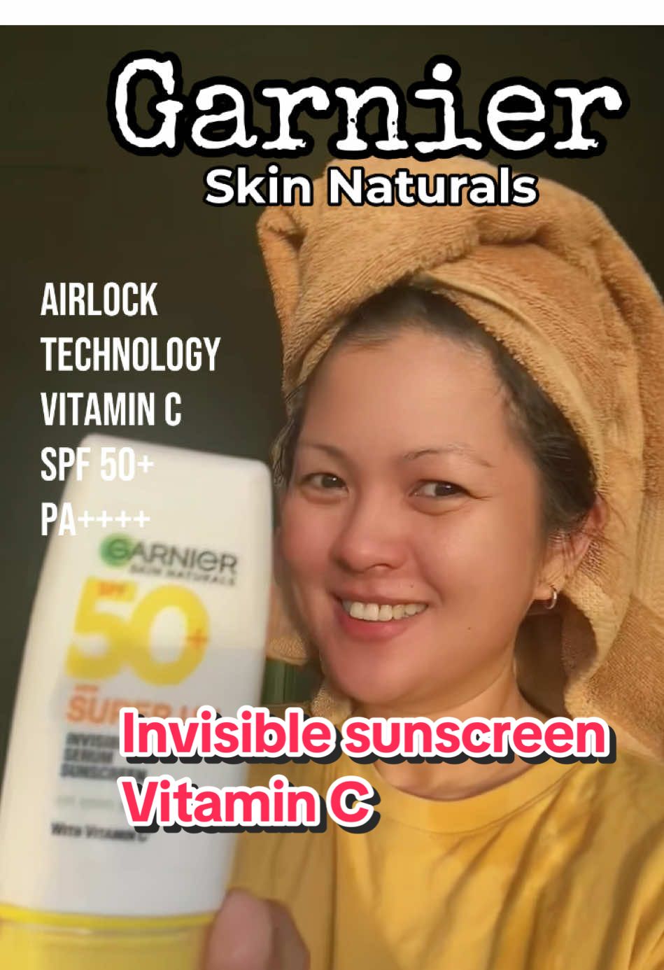 NEW Garnier Super UV Vitamin C Invisible Serum Sunscreen SPF50+ UV Protection, Dark Spot Reduction - Skincare for Brightening Dark Spots, Acne Marks, Hyperpigmentation @garnierph #garniergang #skincare #sunscreen #sunscreenserum #serum #serumwithvitaminc #invisiblesunscreen #skincareroutine #healthyskin #fyp #garnier #garnierskincare 