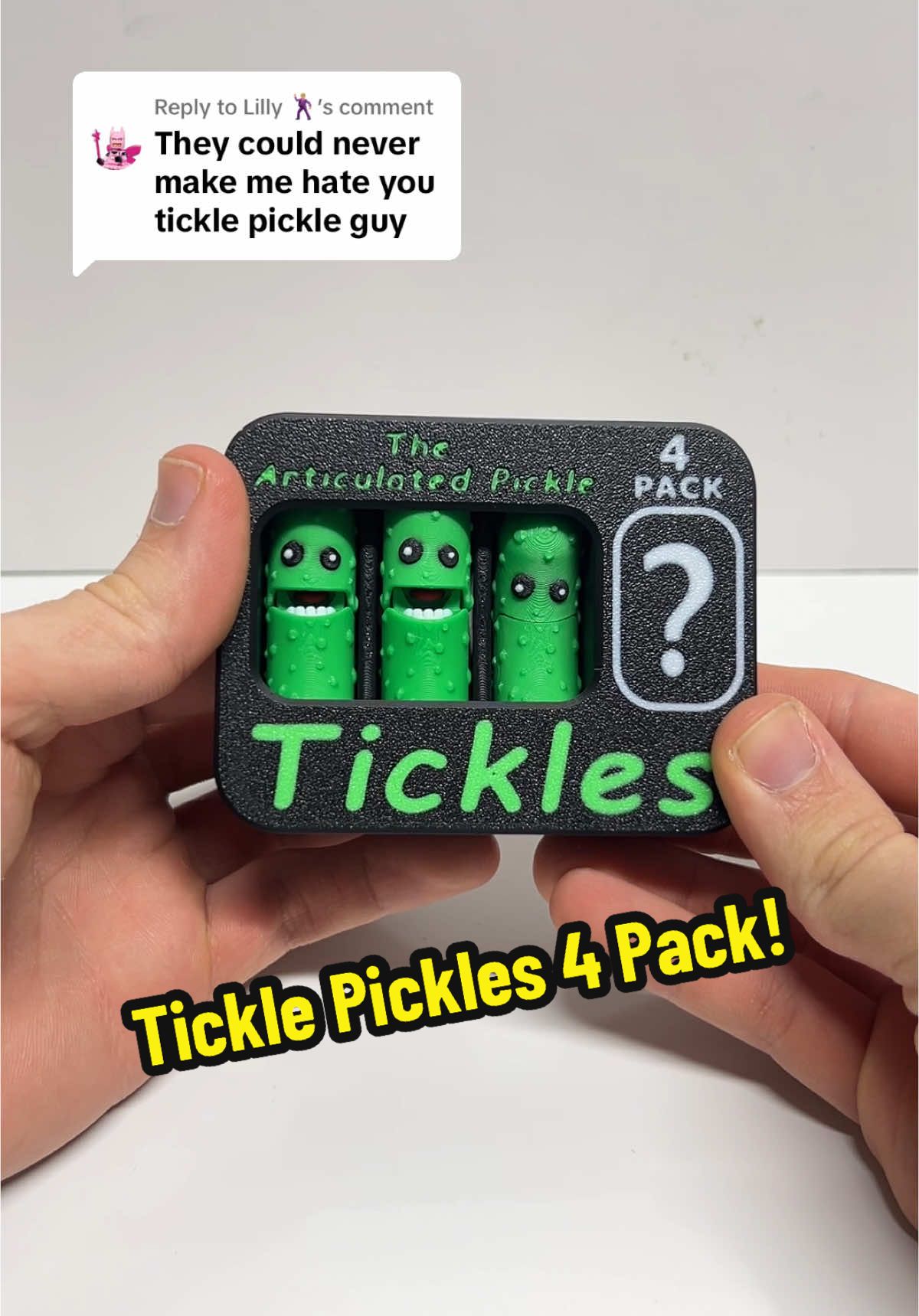 Replying to @Lilly 🕺🏼 #ticklepickle #pickle #picklerick #rickandmorty 