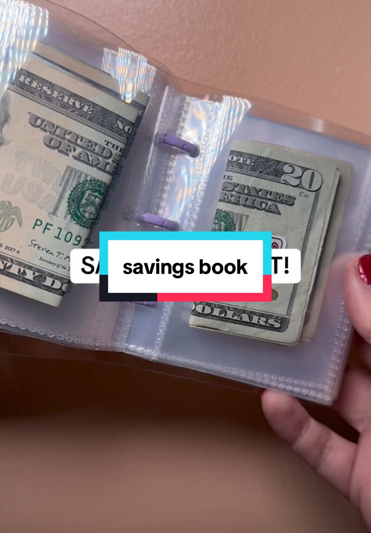 Save money with this mini book! #savemoney #howtosavemoney #savingmoney #money #savingschallenge #savingsbook 