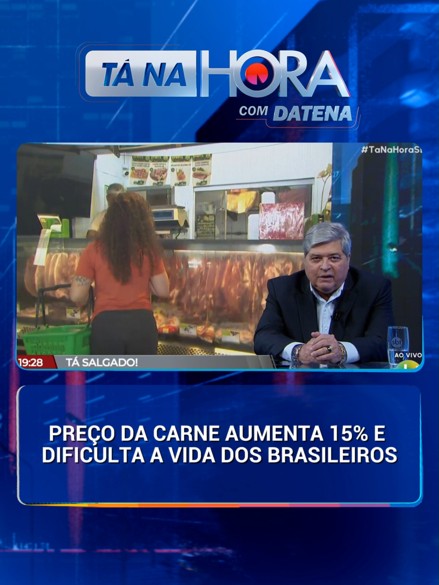 O preço da carne subiu 8% em novembro, segundo o Índice Nacional de Preços ao Consumidor Amplo (IPCA), divulgado pelo IBGE. O aumento no custo dos alimentos também impactou itens como café e bebidas, pesando ainda mais no bolso dos brasileiros.  #sbtnews #jornalismosbt #notícias #tanahora #datena #datenanosbt #noticiasdodia #noticiasdehoje #economia #bolso #carne #preços #ipca #inflação #tiktoknoticias #tiktoknoticiasbrasil #fyp