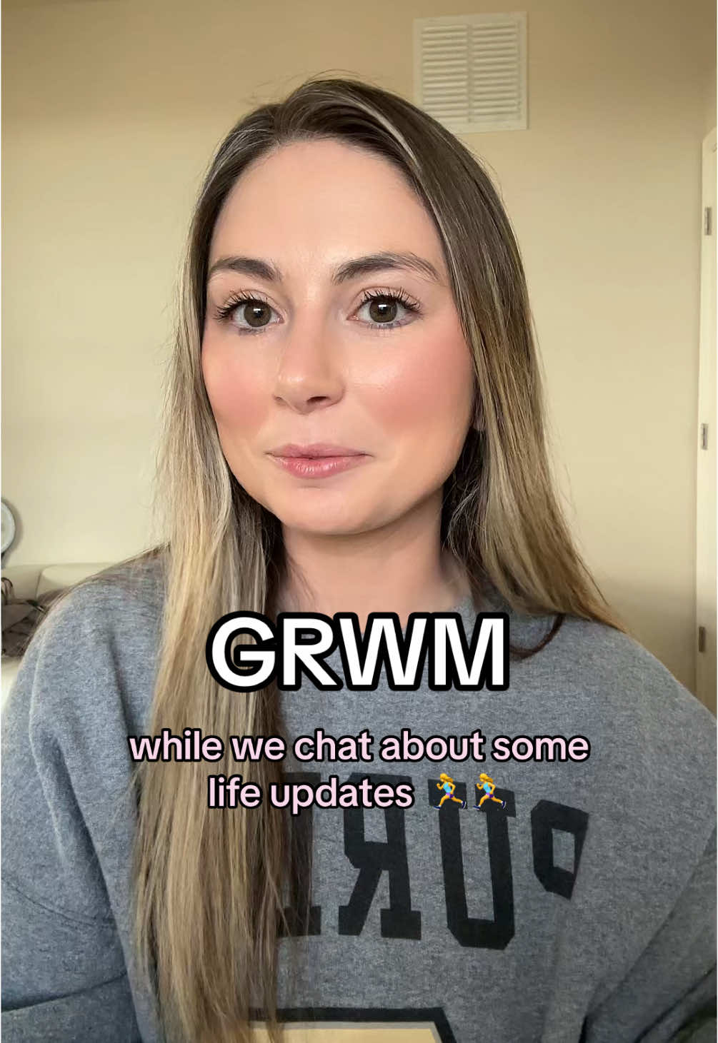 lets chat about life while i get ready to film! products used are below: @IT Cosmetics CC+ Nude Glow @tarte cosmetics buffer brush @Pixi Beauty blush in fleur @elfcosmetics blending brush and lip balm @essence cosmetics princess mascara 