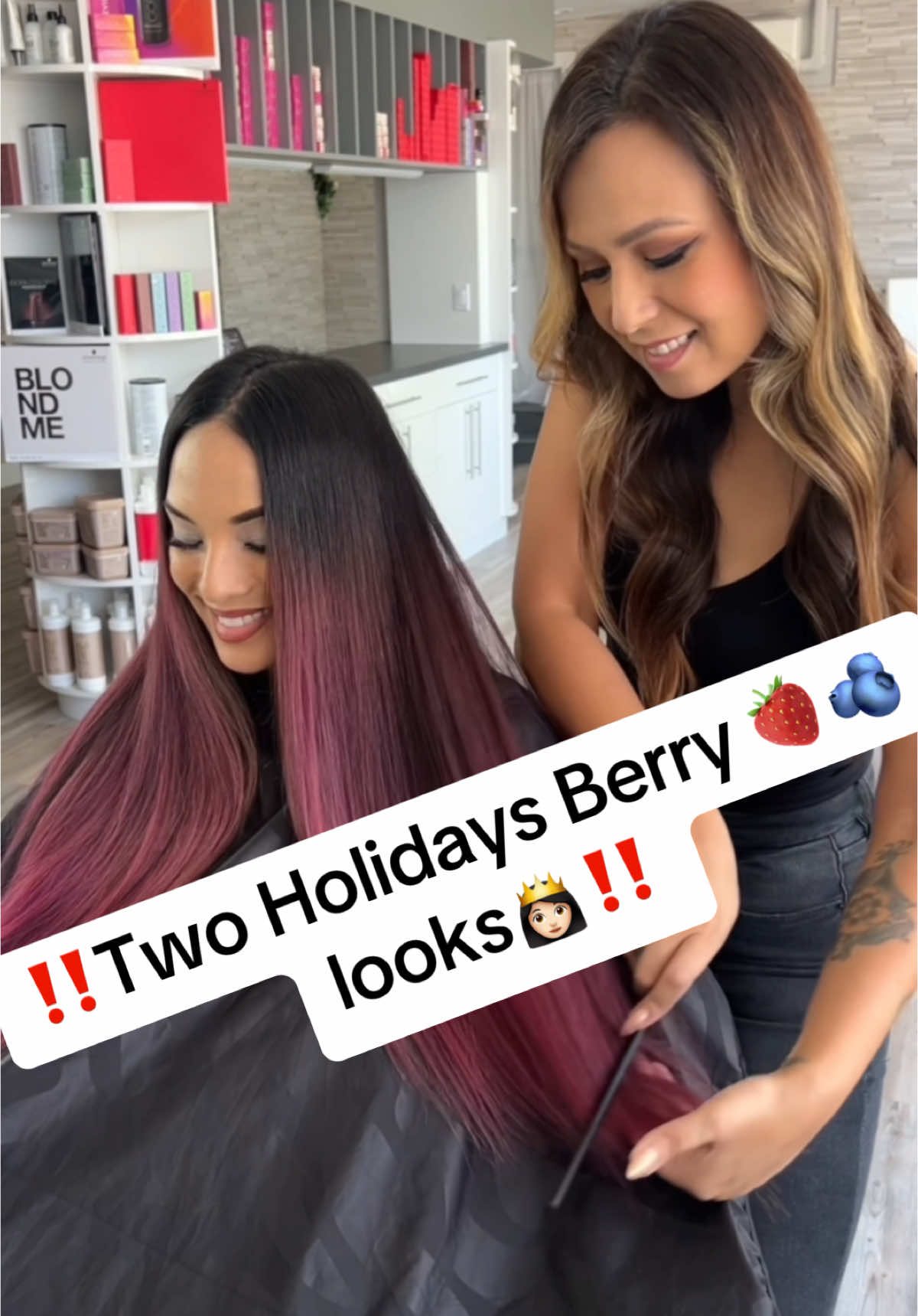 ‼️Which one is your favorite😍? I love showing all of the creative ways you can use @SchwarzkopfUSA To create beautiful looks😍✨! Also, look at how long and healthy her hair was when she came back in! This is true for all of my clients🙏🥹🤍.  #brunette  #blondme #hairtutorial #hairtransformation #hairtok #hairstylistsoftiktok #fypシ #hairideas #newhair #hairtutorials #igoravibrance #bleach #skppartner #workingwithskp #longhair #grayhair #purplehair 