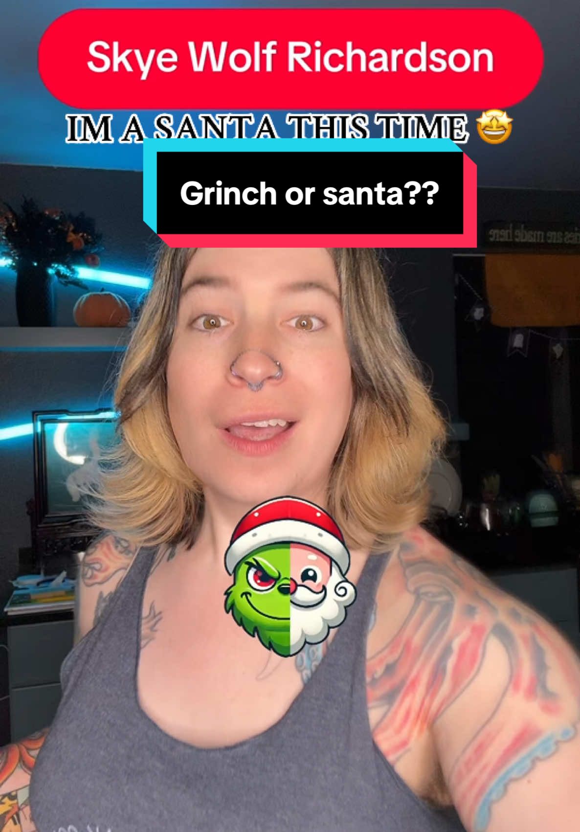 Im a #santa but are you a #grinch ? Find out with this #filter 😎