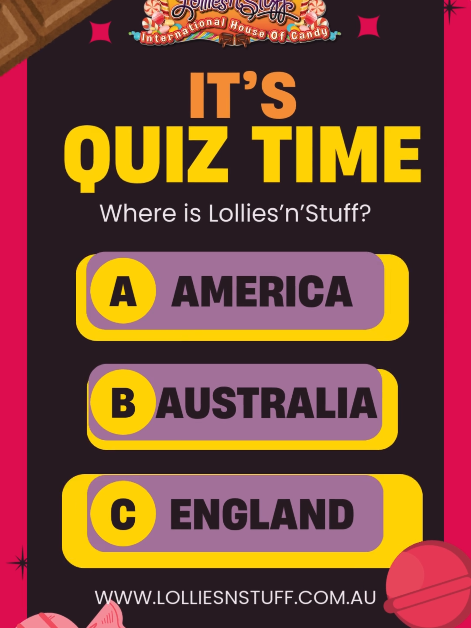 Quiz Time! Where is Lollies'n'Stuff?! #lolliesnstuff #lolliesnstuffwindsor #homeof #foryoupage #quiztime #whereislolliesnstuff