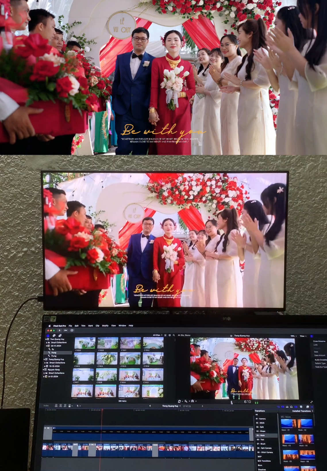 Edit Video wedding siêu nhanh trên Final Cut Pro #giaitritiktok #cameraman📸 #videographer #videography #freelancer #wedding #capcut_edit #finalcutpro #edit #editing #edit #edittor 