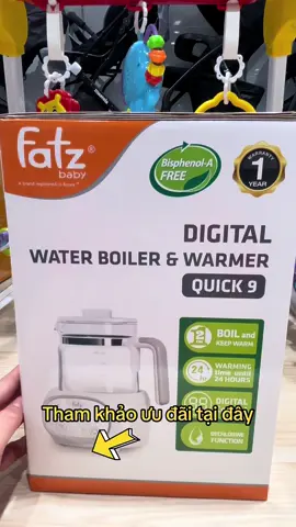 Máy đun và hâm nước pha sữa điện tử Fatz Baby Quick 9FB3526TN . #maydunnuoc #fatzbaby #mayhamsua #tiktokviral #baby #babytiktok 