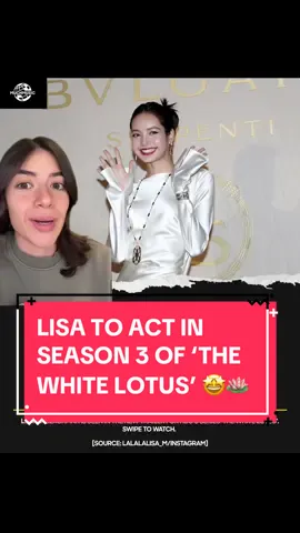 @LISA is seen in the trailer for the new upcoming season of @The White Lotus 🤩🪷 Can’t wait for this one!! 🎥: @HBO  Stream it on @cravecanada im February!