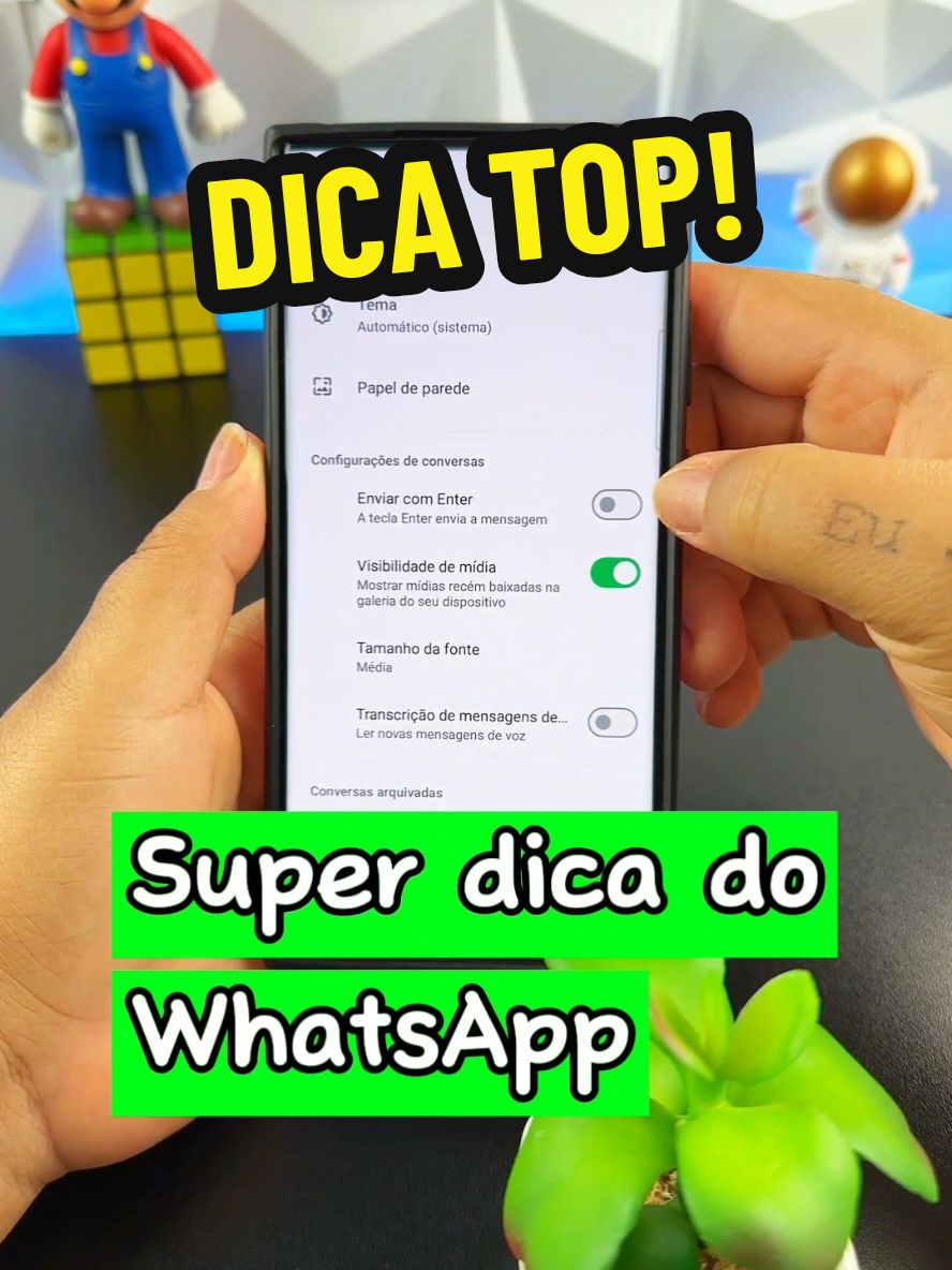 Novidade do WhatsApp! #whatsapp #dicas #android #iphone #celular #novidades #tecnologia #aprendanotiktok 