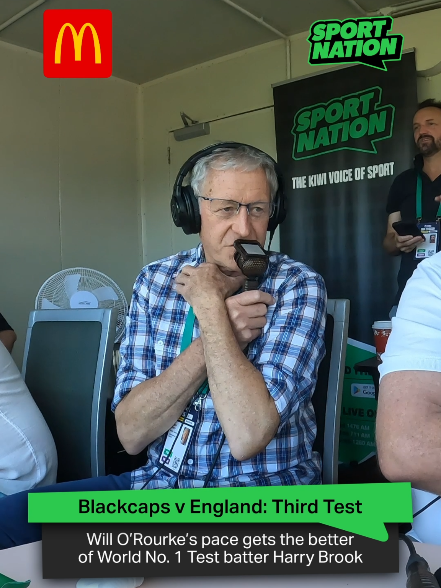 What a joy it is to watch Blackcaps bowler Will O'Rourke crack the 150km/h mark! 😍 McDelivery, delivering your McDonald's favourites straight to your door. #nzveng #nzcricket #blackcaps #englandcricket #testcricket #crickettiktok #sportnation #newzealand #sportsradio #mcdonalds #nztiktok