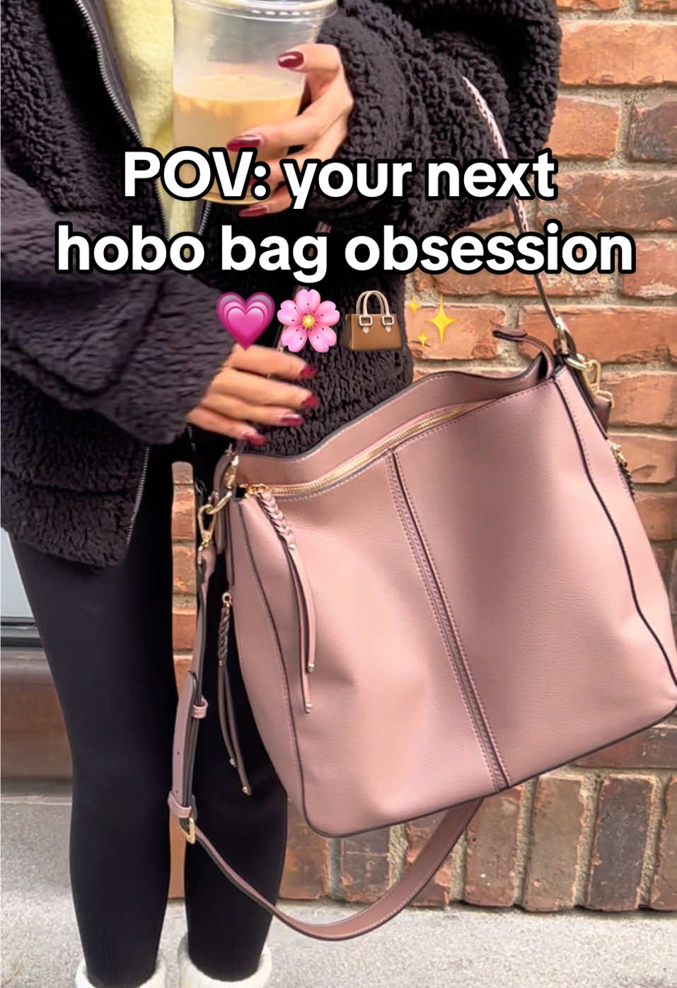 Obsessed with this mauve color!💗🌸✨ #hobobag #totebags #tiktokshoptearendsale #Tiktokshopholidayhaul #christmas #giftideas #tiktokmademebuyit #tiktokshopfinds #fypシ #Deals #shopping #losangeles #sugubag 