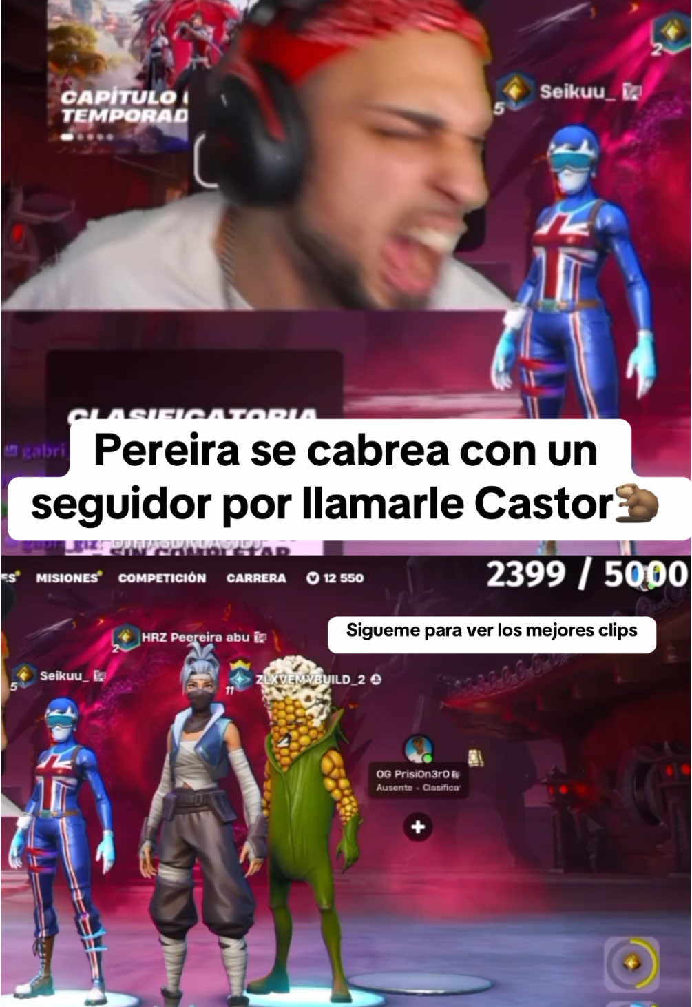 Pereira se cabrea con un seguidor por llamarle castor #influencer #streamer #youtuber #pepe #pereira #heretics 