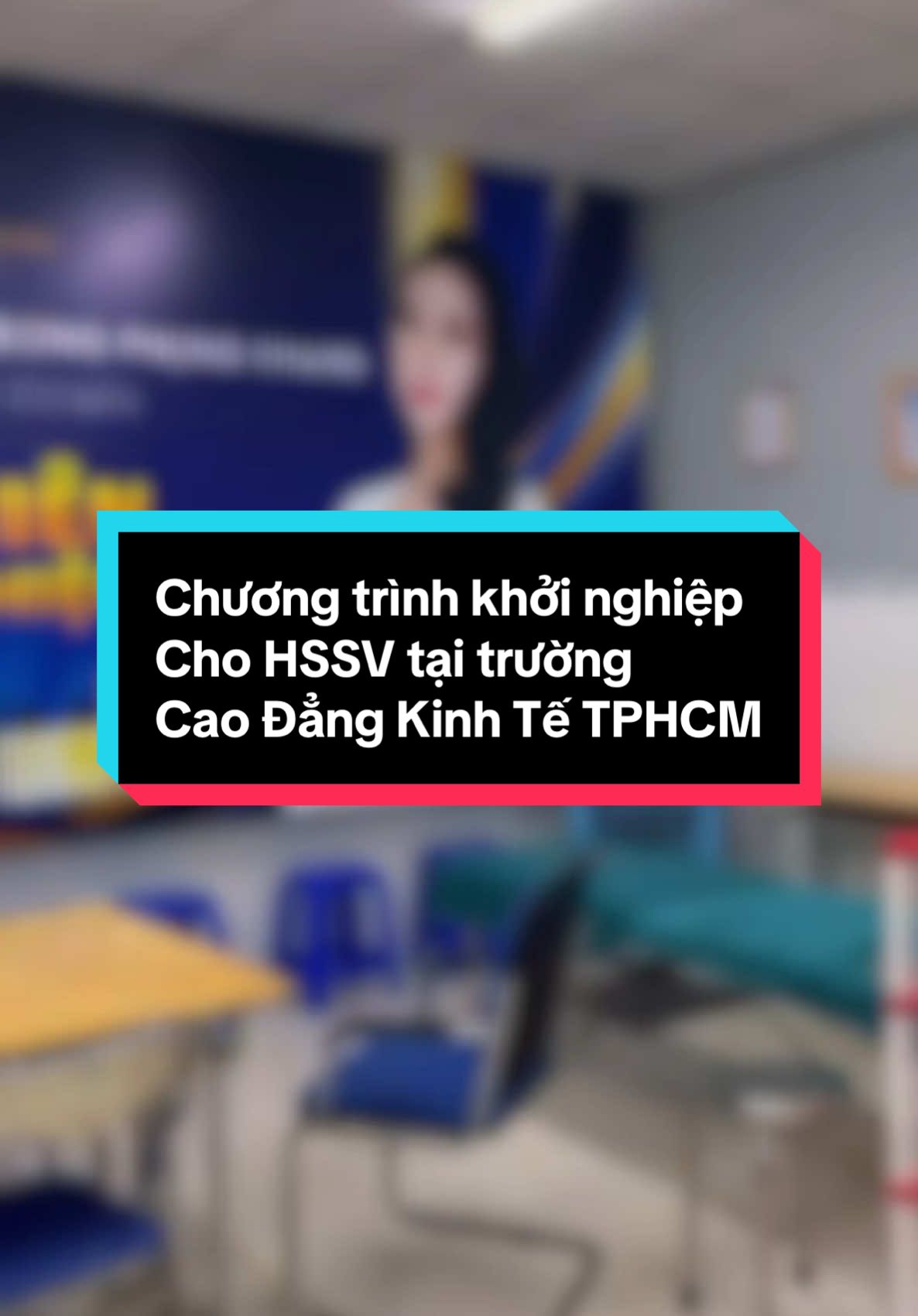 Long Phụng Khang Hân Hạnh phục vụ  Chương trình khởi nghiệp cho học sinh sinh viên ạh. Tại Trường Cao Đẳng Kinh Tế Kỹ Thuật TPHCM 🥰🥰 Giúp cho các em kiến tạo tương lai #tiktok #xuhuong 